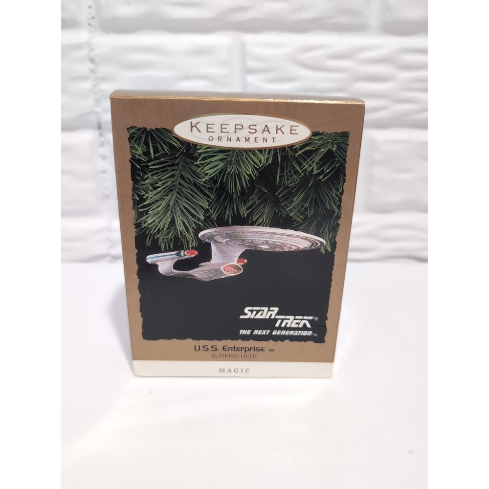 New Hallmark Star Trek The Next Generation Uss Enterprise Ornament 1993